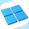 Lined Sticky Notes 3x3 Sticky Notes with Lines Self-Stick Notes Bright Color 4 Pads 90 Sheets/Pad (Blue)